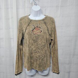 ONE WORLD Grunge y2k Top